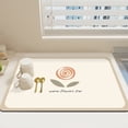 thumbnail image 4 of Ludlz Dish Drying Mat Coffee Mat Super Absorbent Dish Draining Mat Easy Clean Rectangle Kitchen Counter Drying Mat, 4 of 8