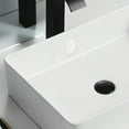 thumbnail image 4 of LOLIPPYY 4Pcs Countertop Hole Cover White ABS Square Aesthetic Concealment For Kitchen Use, 4 of 8