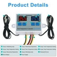 thumbnail image 4 of Durable Thermostat Digital Double Control Temperature Temperature Reg -50~110°C, 4 of 8