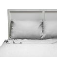 thumbnail image 2 of Chambray 6-Piece Gray King Sheet Set, 2 of 3