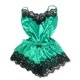 thumbnail image 1 of Pijama de mujer, traje de moda con cuello en V, picardías de satén elástico, lencería Sexy de encaje, pijama con lazo, conjunto de pantalones cortos para dormir, ropa de dormir nueva xuanjing  unisex, 1 of 2
