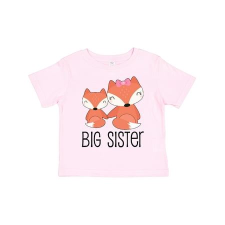 

Inktastic Fox | Big Sister Gift Toddler Toddler Girl T-Shirt