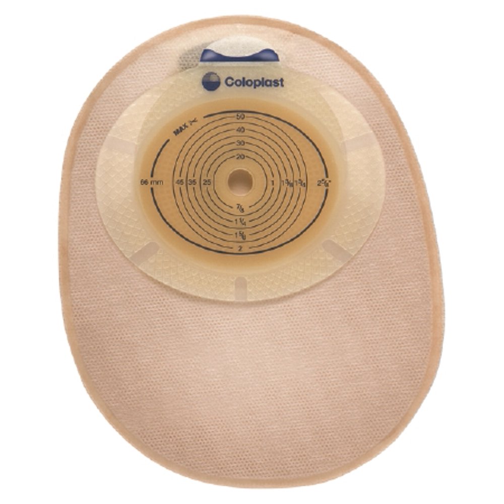 Ostomy Pouch SenSura 8 Inch L 13/8 Inch Stoma Closed End NonConvex