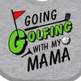 thumbnail image 4 of Inktastic Going Golfing with My Mama Kids Golf Boys or Girls Baby Bib, 4 of 4
