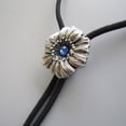 thumbnail image 4 of Rhinestones Dream Flower Wedding Necklace Bolo Tie, 4 of 9