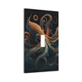 thumbnail image 3 of Octopus Twisted Tentacles Art Light Switch Cover Decorator Single Toggle Wall Plate 1-Gang Receptacle Outlet Decor, 3 of 7