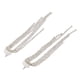 thumbnail image 3 of Pendientes Con Flecos De Diamantes De Imitación, Pendientes Colgantes De aleación, Exquisitos, Elegantes, Brillantes, 2 Piezas Para Fiestas Navideñas Para Mujeres, 3 of 7