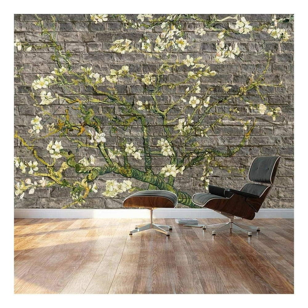 Wall26 Almond Blossom by Vincent Van Gogh Peel & Stick Wallpaper