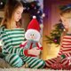 thumbnail image 3 of 40cm Soft Plush Cartoon Santa Claus 3d Doll Gift Cute Stuffed Stuffing Plushie, 3 of 5