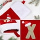 thumbnail image 3 of VEYLIN 20 Inch Christmas Stockings with Letters, Plush Christmas Stockings Large Embroidered Stockings Christmas Stockings for Kids/Adult Red Letter(X, 3 of 5