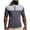 Dark Gray, variant on hotojiny Mens Quarter Zip Shirts Knit Textured Casual Short Sleeve Shirt Summer Athletic Workout Lightweight Golf Tops S-3XL