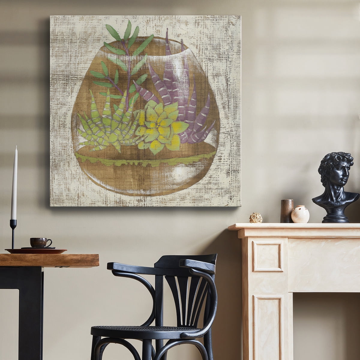 Wexford Home Glass Garden II-Premium Gallery Wrapped Canvas, 24" x 24" - Ready to Hang