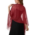 thumbnail image 1 of Timeless Lace Shawl Wrap for Elegant Occasions | Versatile Evening Accessory for Bridesmaids and Guests, 1 of 5