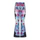 thumbnail image 5 of ICHUANYI Liquidación Pantalones ajustados elásticos finos con estampado de botones elásticos y cintura elástica para mujer ICHUANYI WER202308250339, 5 of 8