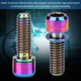 thumbnail image 3 of Bike Disc Brake Screw, 4Pcs M6 Screw Bolt Disc Brake Fixing Screw with Gasket for Bike Bicycle Disc Brake Fixing, 3 of 7