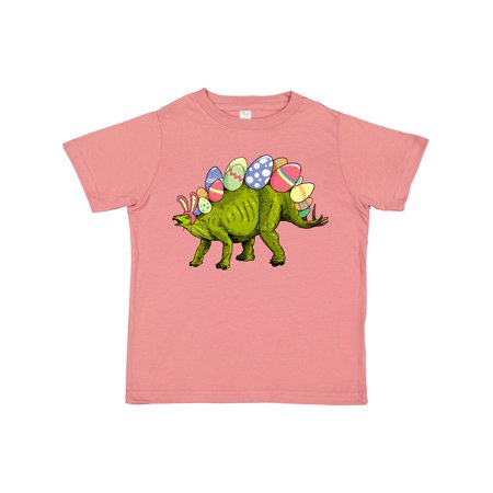 

Inktastic Easter Bunny Stegosaurus with Eggs and Pink Ears Gift Toddler Boy or Toddler Girl T-Shirt