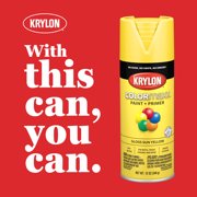 Krylon COLORmaxx Paint + Primer, Gloss, Sun Yellow, 12 oz