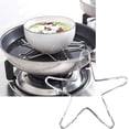 thumbnail image 4 of Langgg 2x Silver Convenient Stove Rack For Easy Kitchen Organization And Exquisite Workmanship Support Rack, 4 of 5