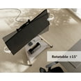 thumbnail image 2 of FITUEYES Design Corner TV Stand for 32 43 50 55 65 Inch TV, Rolling TV Stand for Bedroom, Living Room, Study Room and More, Mobile TV Stand with Wooden Storage Shelves, Eiffel Series., 2 of 6