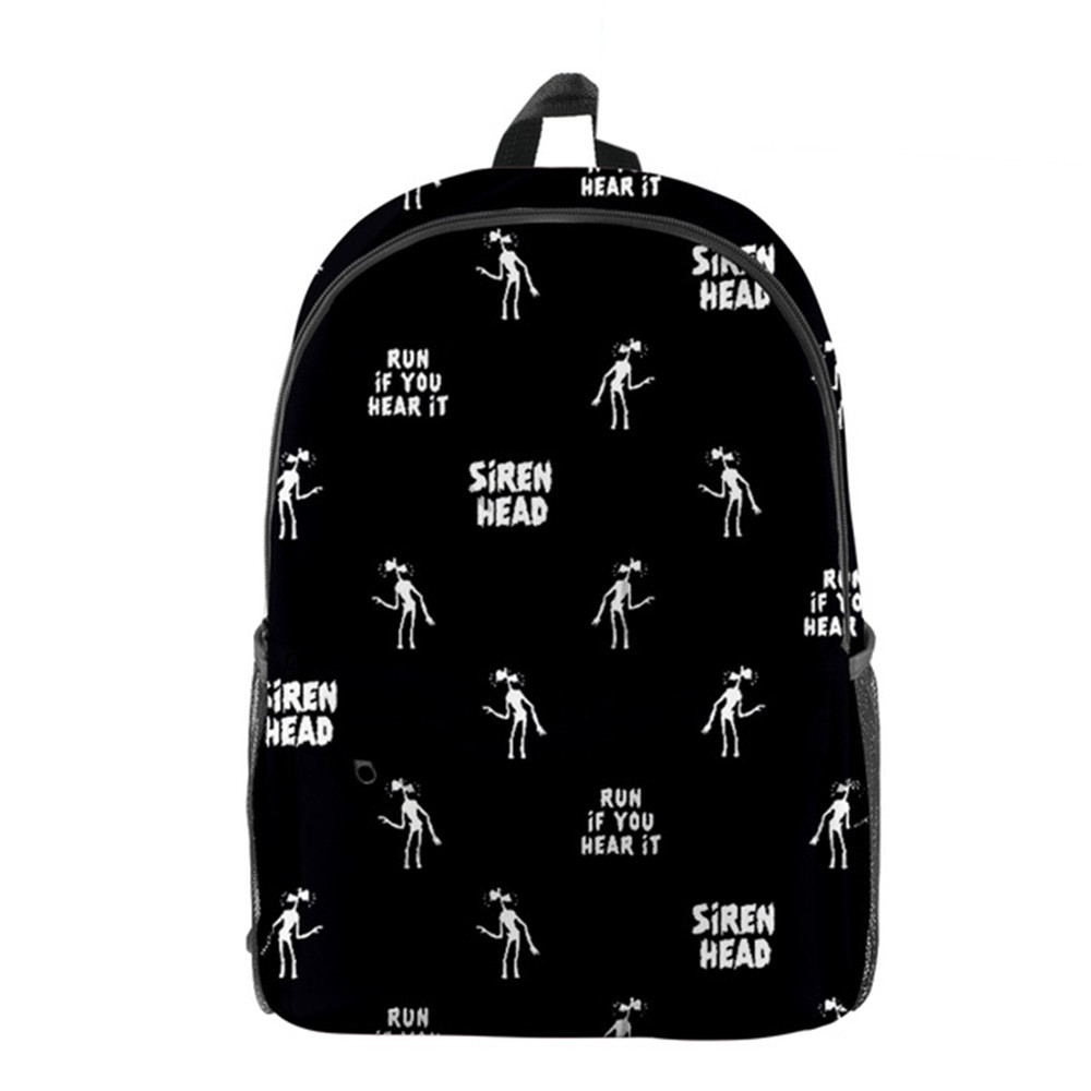 2022 Siren Head Backpack Fashion Travel Bag 3D Cosplay Rucksack Unisex