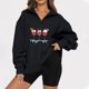 thumbnail image 2 of Sudadera Navideña Para Mujer, Moda, Cuello Vuelto, Manga Larga, Estampado, Cremallera, Camisa Informal, Camisetas Odeerbi ODB195502, 2 of 5