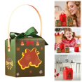 thumbnail image 3 of Christmas DecorationsGift Wrapping Paper10PCS Christmas Xmas Cookie With Window Cardboard Paper For Pastries Cupcakes Candy And Portable BoxPackaging box, 3 of 5