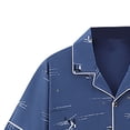 thumbnail image 5 of Blekii Men's 3 Piece Pajama Set, Short Sleeve Top & Shorts Sleepwear, Matching Lightweight Loungewear, Summer Breathable Sleep Outfit, Complete Sleep Set for Hot Weather,, 5 of 6