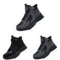 thumbnail image 4 of NOKIO Men'S Snow Hike High-Top Boots Men'S Snowshoeing Fleece-Lined Boots Men'S Snow Walking Anti-Skid Shoes Couple Women Men Hiking Boot Shoes Cotton Short Shoes Snow Boots Men'S Snow Country Boots, 4 of 5