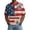 Royal Blue #5, variant on Independence Day Shirt for Men 250 Anniversary Usa Patriotic Shirts Short Sleeve Waffle Usa Flag Tees V Neck Big and Tall American Flag T Shirts Wine M