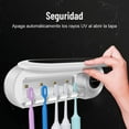 thumbnail image 4 of Esterilizador De Cepillos De Dientes UV De Pared, Sin Perforaciones, Con Sensor Automático Y Carga USB. Ideal Para Organizar La Encimera Del Baño., 4 of 8