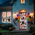 thumbnail image 2 of Ayieyill Halloween Window Clings for Spooky Halloween Window Decorations, Horror Window Stickers with Blood Handprint, 2 of 6