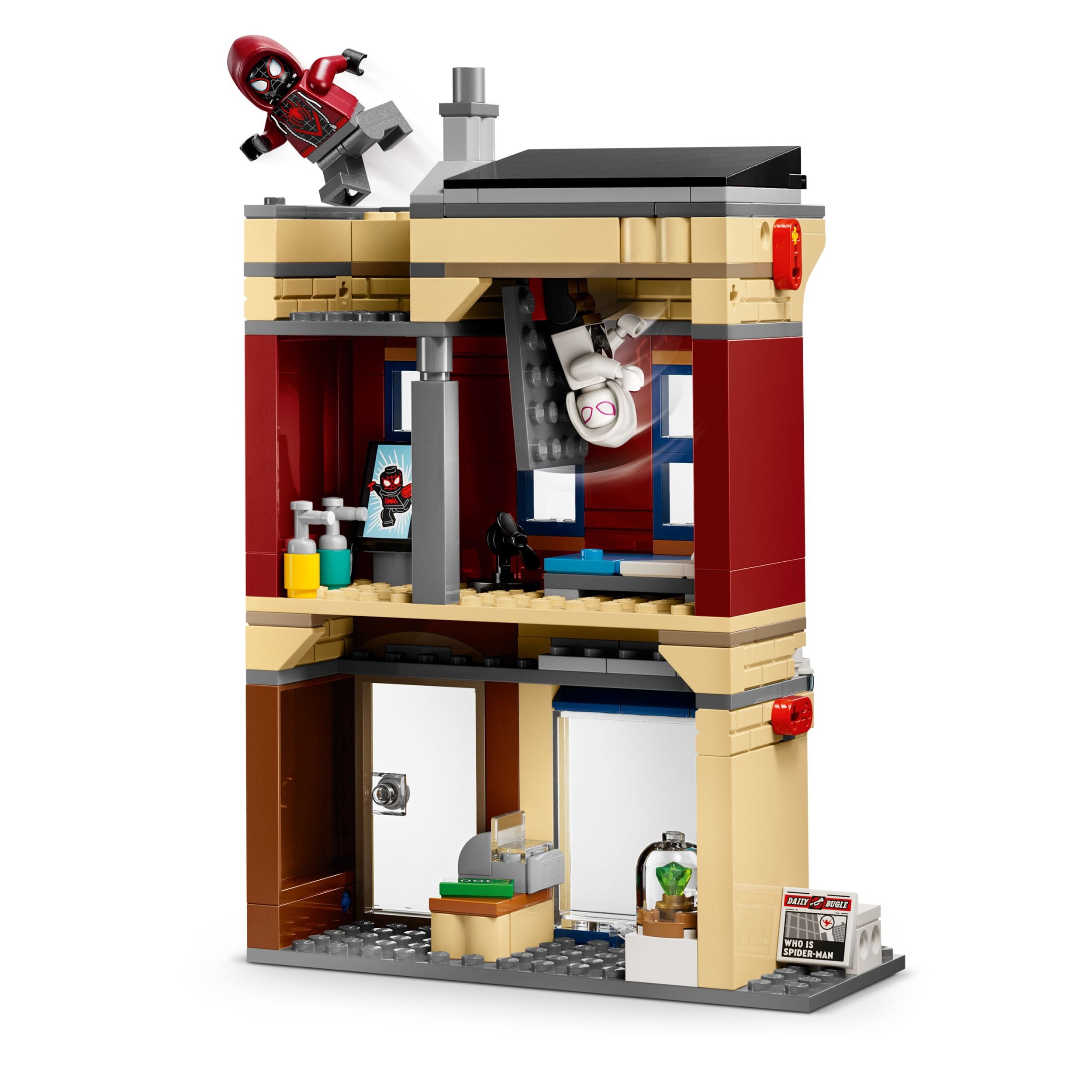 LEGO Marvel Spider-Man contre Oscorp, Ensemble de Construction de Superhéros pour Enfants 76324