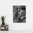 thumbnail image 2 of Photographer Ansel Adams With Camera Photo Extra Large XL Wall Art Poster Print, 2 of 3