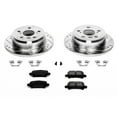 thumbnail image 3 of PowerStop Rear Z23 Evolution Sport Carbon-Fiber Ceramic Brake Pad and Drilled & Slotted Rotor Kit Fits: TOYOTA Select Models K2417, 3 of 10