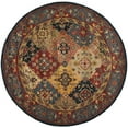 thumbnail image 2 of Safavieh Heritage Red Traditional Rug - Round 8', 2 of 5