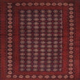 thumbnail image 1 of Ahgly Company Machine Washable Indoor Square Contemporary Sepia Brown Area Rugs, 4' Square, 1 of 7