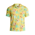 thumbnail image 5 of SpongeBob SquarePants Men's and Big Men's Graphic Button Up Shirt, Sizes S-3XL, 5 of 5