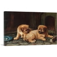 thumbnail image 1 of ARTCANVAS A Dispute 1869 Canvas Art Print by Horatio Henry Couldery - Size: 26" x 18" (1.50" Deep), 1 of 9