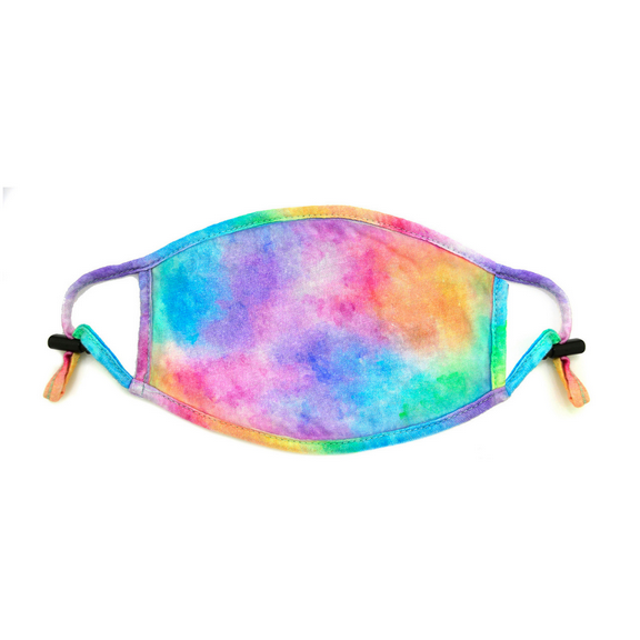 Good Works Rainbow Tie Dye Face Mask