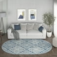 thumbnail image 3 of Madison Traditional 5' x 7' Oval Dark Gray Polypropylene Indoor Area Rug, 3 of 8