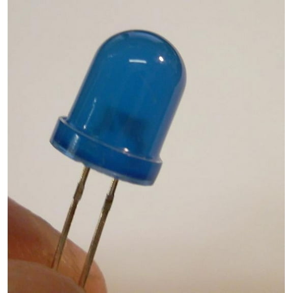 LED Diffused - 8mm - GREEN - 5 pieces