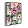 thumbnail image 2 of Stupell Industries Modern Romantic Perfume Bottle Bouquet Gray Floating Frame Canvas Art, 18 x 18, by Annabelle Hall, 2 of 6