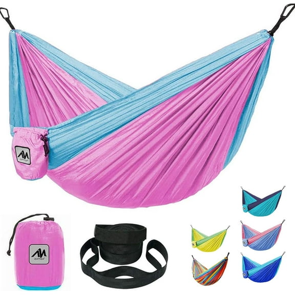 AyamayaKids Camping Hammocks, Small Camping Hammock for Boys Girls, Heavy Duty Durable Outdoor Hammocks Support 500Lbs