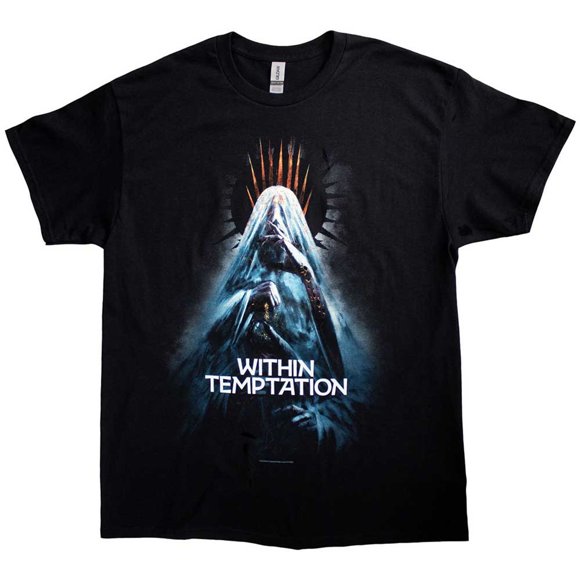 Within Temptation T-Shirt à Imprimé Voile Saigner Adulte