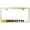 Gold, variant on Dodge Dakota Laser Etched Logo Stainless Steel License Plate Frame (Chrome)