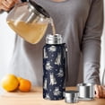 thumbnail image 4 of 20 Oz Siberian Husky Coffee Tumbler Double Wall Insulated Stainless Steel Water Bottle | Metal Reusable Thermoses Flask with Cup Cap | Leak & Sweat Proof with Anti-Dust Lid, 4 of 7
