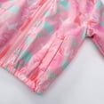 thumbnail image 5 of BXJX Girls Hooded Jackets, Cute Zip Up Long Sleeve Outdoor Kids Windbreaker Pink Size 5-6 T, 5 of 9