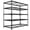 Black + Shelf-5T-48-4000LB, variant on 2 Pack 5-Tier Heavy Duty Garage Storage Shelving Unit, Adjustable Steel Utility Rack, Boltless Stackable Metal Shelves for Warehouse Shed Basement Organization Black