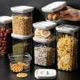 thumbnail image 4 of Cereal Storage Box Large Capacity Transparent Airtight Food Storage Container Sealed Storage Tank Kitchen Organizer, 4 of 7