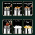 thumbnail image 2 of Yuhsdv 1200ML Deep Frying Pot 304 Stainless Steel Portable Cooking Pot (Pot Basket), 2 of 10